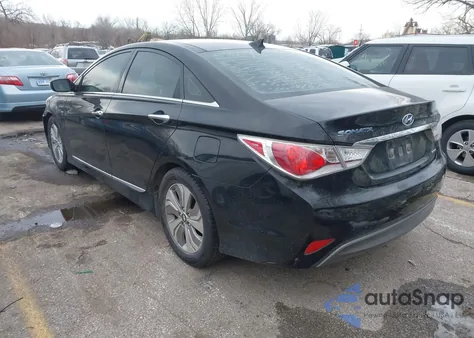 2014 Hyundai Sonata Hybrid Limited из США, поврежденный, VIN KMHEC4A47EA105492